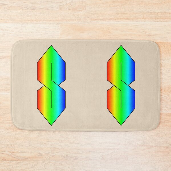 Item preview, The Geometrical S | Rainbow Capital Letter Symbol designed and sold by Dator.