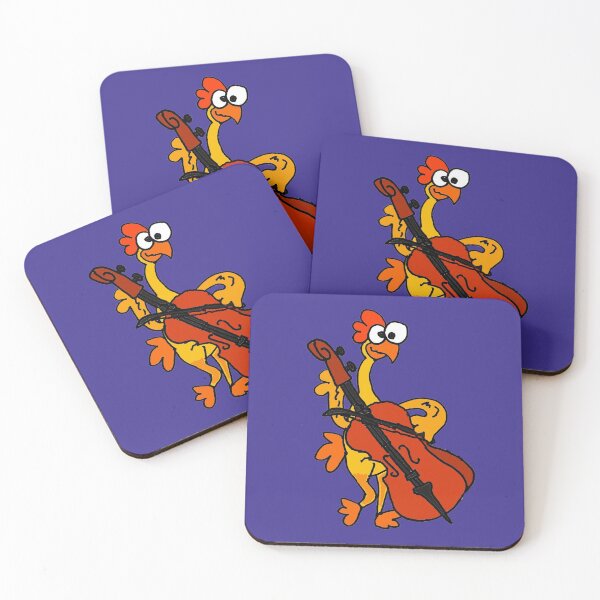 Item preview, Funny Rubber Chicken Playing Cello designed and sold by Nature's Fancy.