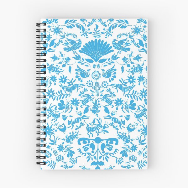 Item preview, Otomi pattern blue designed and sold by IrenaW.