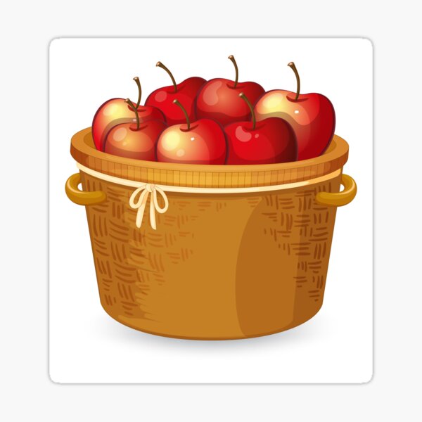 "APPLE DAPPLE" Sticker by MarsGarden Redbubble