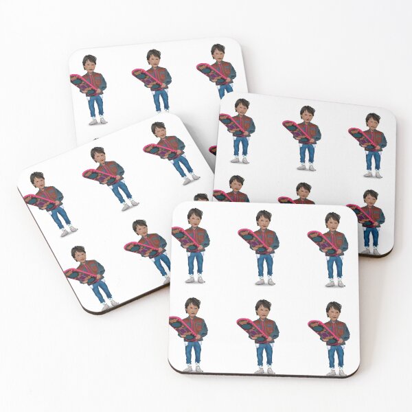 Marty Back From The Future Coasters (Set of 4)