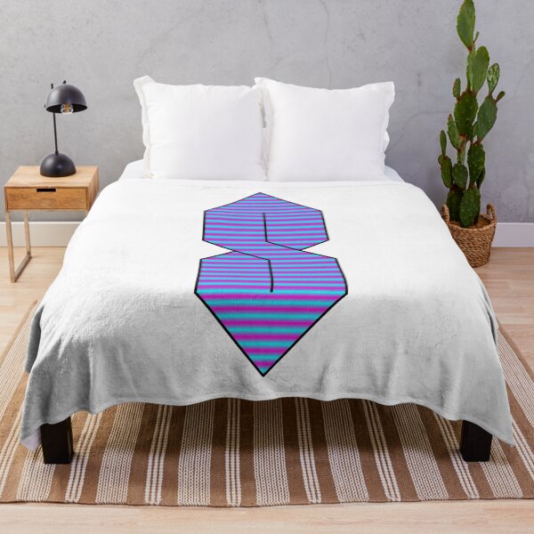 Item preview, The Blocky "S" | Retro 80's Interlaced Lines designed and sold by Dator.