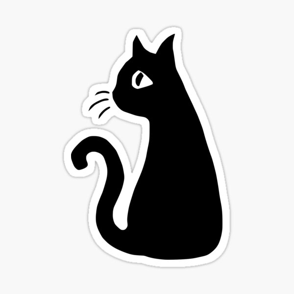 Item preview, Simple Black Cat designed and sold by Valligator.