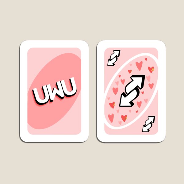 Pink Uno Reverse Card Sticker for Sale by mayafoleyy