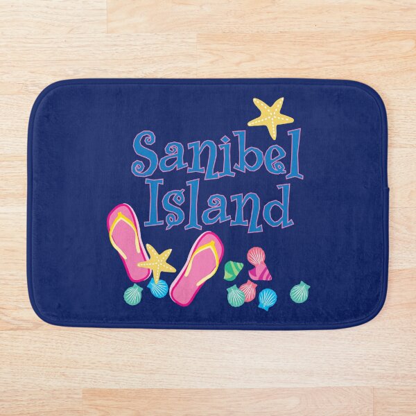 Item preview, Sanibel Island Florida Seashells and Flip Flops designed and sold by Futurebeachbum.