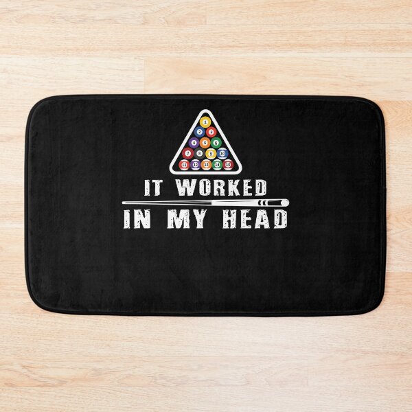 Item preview, Funny Billiards Pool Gift It Worked In My Head, T-shirts, Pool Players T-shirt, Tees, shirts, shirt, Tee designed and sold by sols.