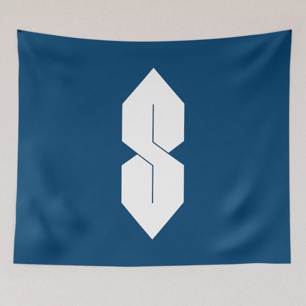 Item preview, Eight S Infinity Symbol | White Geometrical Capital Letter Symbol designed and sold by Dator.