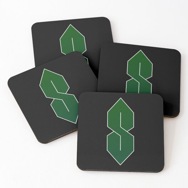 Item preview, The Chain S | Green Geometrical Capital Letter Symbol designed and sold by Dator.