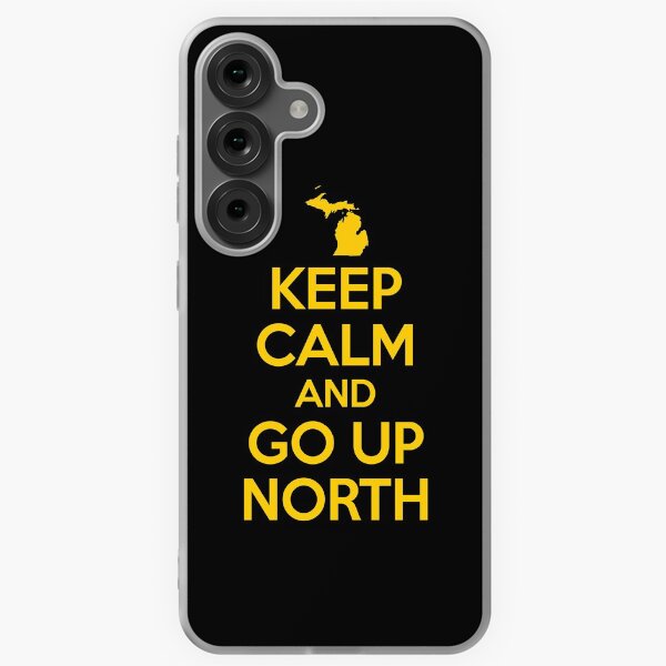 Item preview, Keep Calm and Go Up North Michigan Upper Peninsula Souvenir designed and sold by ericthemagenta.
