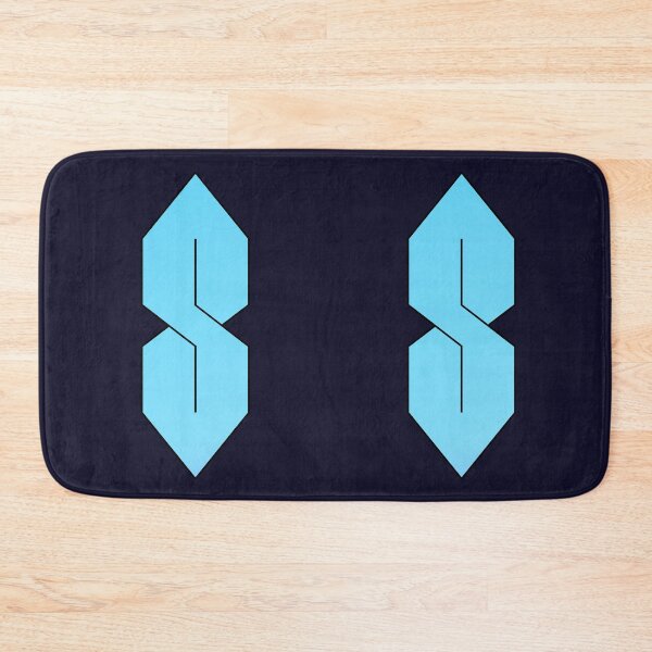 Item preview, The Gangster S | Cyan Blue Geometrical Capital Letter Symbol designed and sold by Dator.