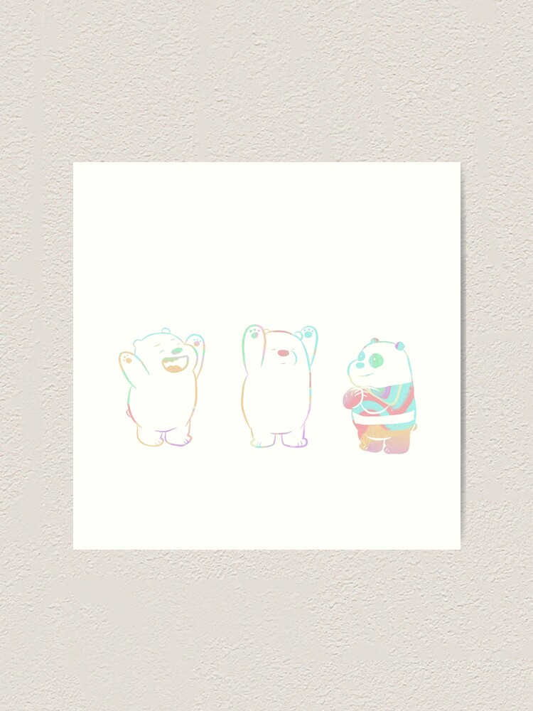 Alternate view of Baby We Bare Bears Art Print