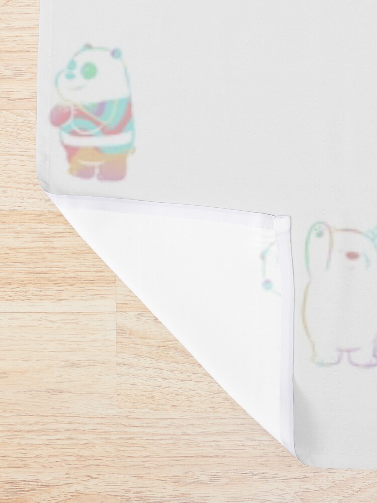Alternate view of Baby We Bare Bears Shower Curtain