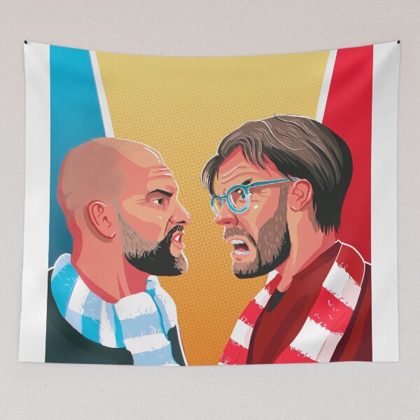 Item preview, Pep Guardiola vs. Jürgen Klopp designed and sold by thesdlnr.