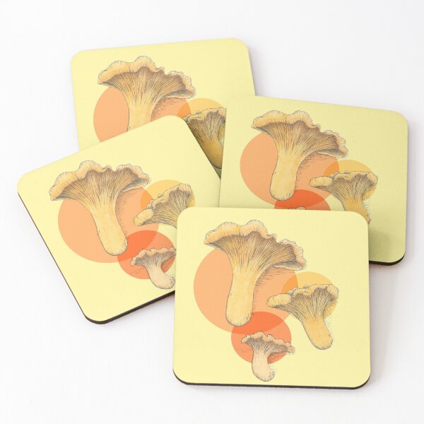 Item preview, orange chanterelle mushrooms designed and sold by ca--lv--in.