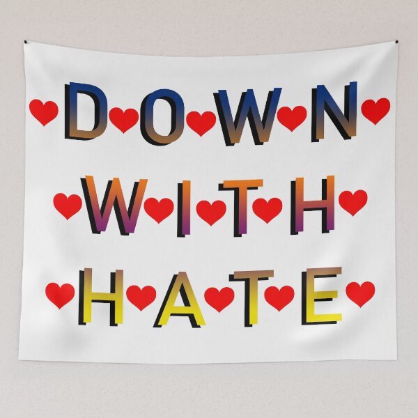 Item preview, Down With Hate designed and sold by misssallyb.