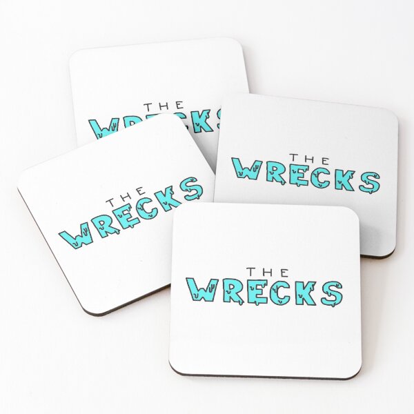 Item preview, The Wrecks Teal Dripping Logo designed and sold by Rocket-To-Pluto.