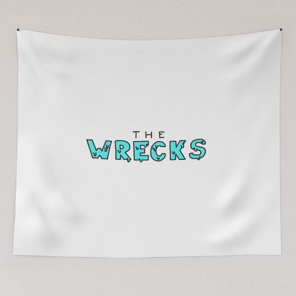 Item preview, The Wrecks Teal Dripping Logo designed and sold by Rocket-To-Pluto.