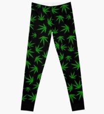 Cannabis / Marijuana Leaf Pattern Leggings