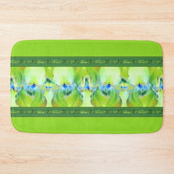 Item preview, Green Iris Border designed and sold by LaRoach Digital Arts.