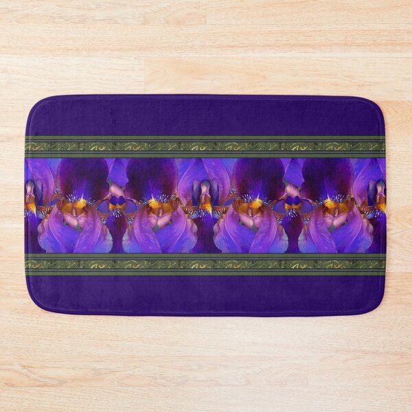 Item preview, Purple Iris Border designed and sold by LaRoach Digital Arts.
