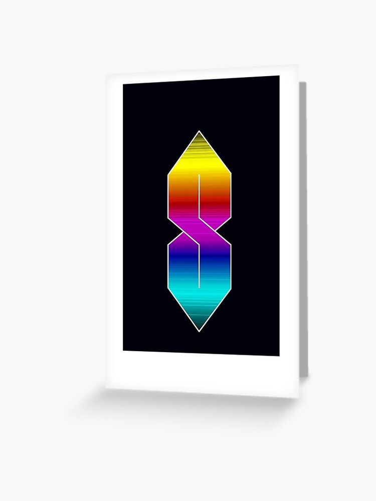 The Meme S Metallic Rainbow Texture Greeting Card By Dator Redbubble