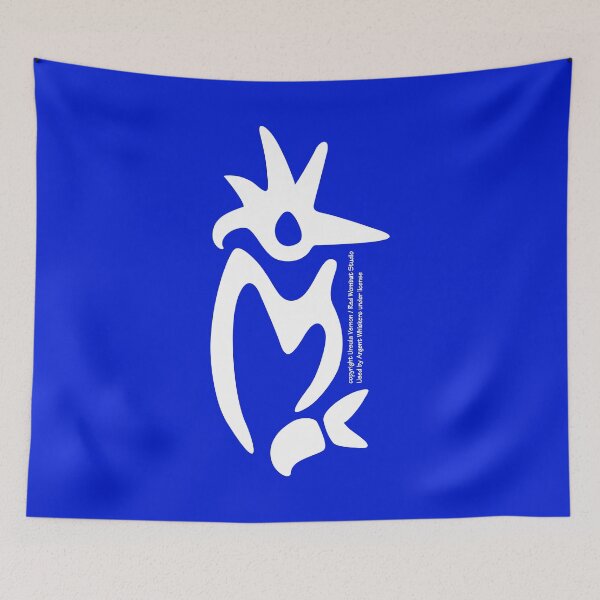 Item preview, Kingfisher Glyph (white) designed and sold by Argent Whiskers.