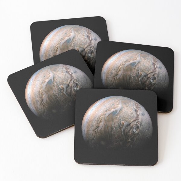 Item preview, Jupiter's stormy Northern hemisphere Jovian Jet stream detail designed and sold by Glimmersmith.