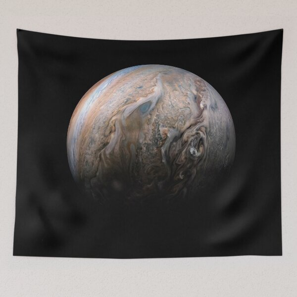 Item preview, Jupiter's stormy Northern hemisphere Jovian Jet stream detail designed and sold by Glimmersmith.
