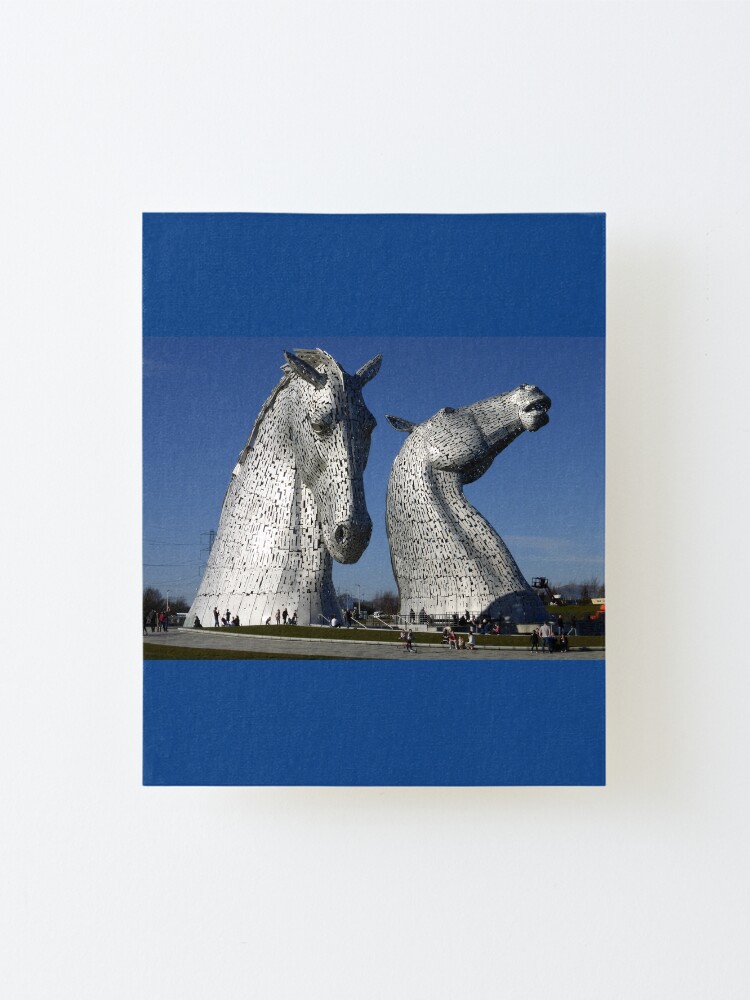 Alternate view of The Kelpies- Falkirk, Scotland Mounted Print