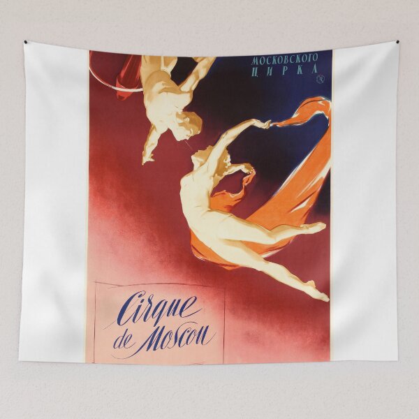 Item preview, Moscow Circus Vintage Poster designed and sold by Sasha Art Gallery.