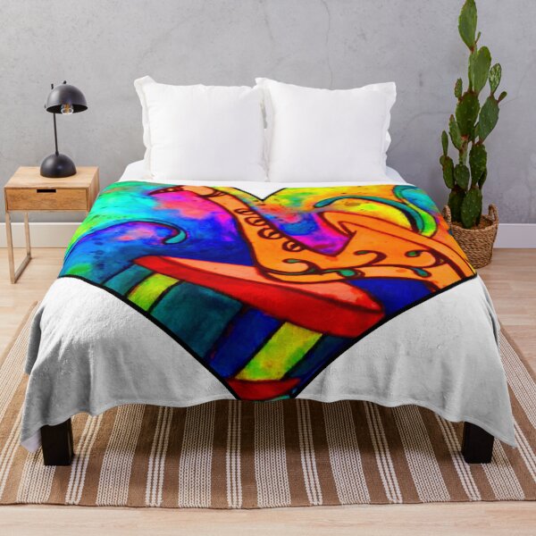 Item preview, Jazz and Swirls musical heart for music lovers  designed and sold by artbyomega.