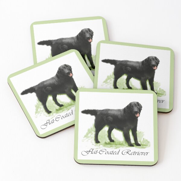 Item preview, Flat-Coated Retriever Lovers Art Gifts designed and sold by springdaleshops.
