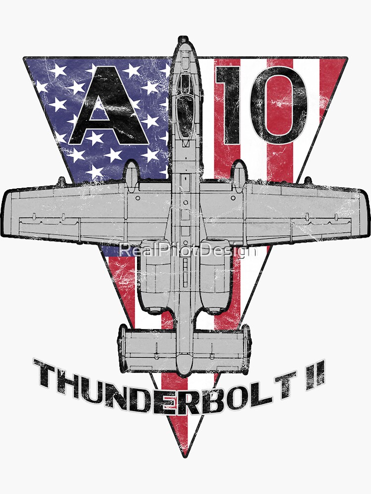 A-10 Thunderbolt Ii Warthog Vintage Flag Airplane T-Shirt A-10 Thunderbolt Ii Warthog Vintage Flag Airplane T-Shirt