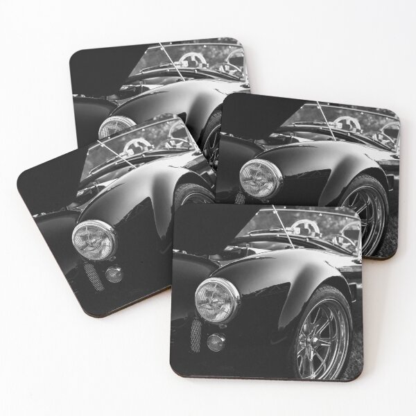 Item preview, Black and white classic cobra sports car designed and sold by Lowtech.