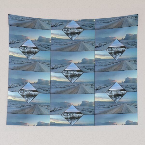 Item preview, A Country Road in Winter - Collage designed and sold by MidnightMelody.