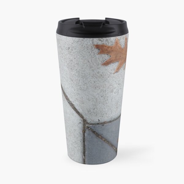 Fall Sidewalk Travel Coffee Mug