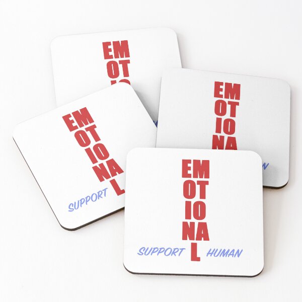 Item preview, Emotional Support Human Funny Graphic designed and sold by Samara DiMouro.