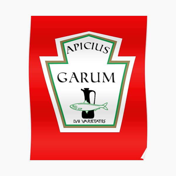 Garum - La salsa de tomate romana Póster
