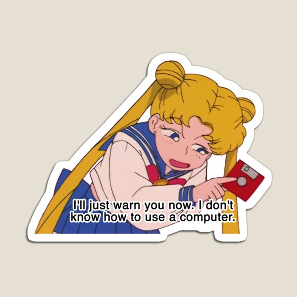 I don't know how to use a computer Magnet