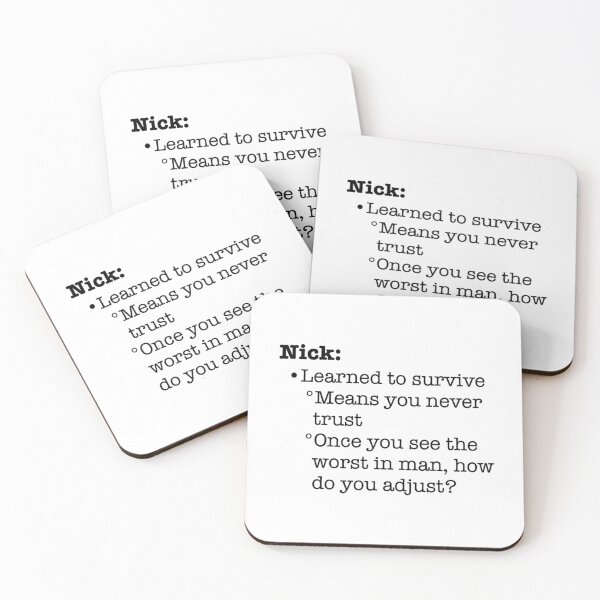 Item preview, Nick learned to survive... Welcome Home designed and sold by katlcov1.