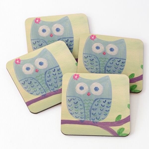 Aperçu de l'œuvre Blue Owl créée et vendue par AgnesStuart.