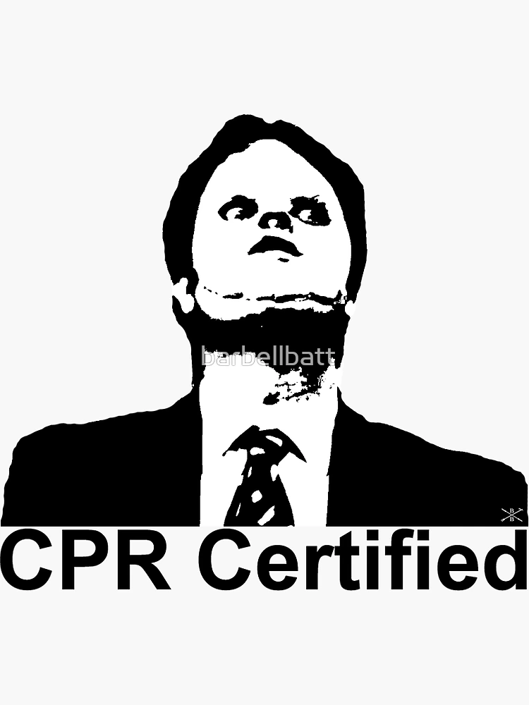 Dwight Schrute Badge Reel - CPR Certified - The Office - Retractable B