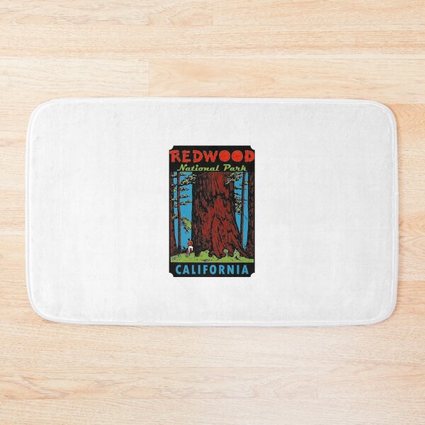 Item preview, Redwood National Park California Vintage Travel Decal designed and sold by hilda74.
