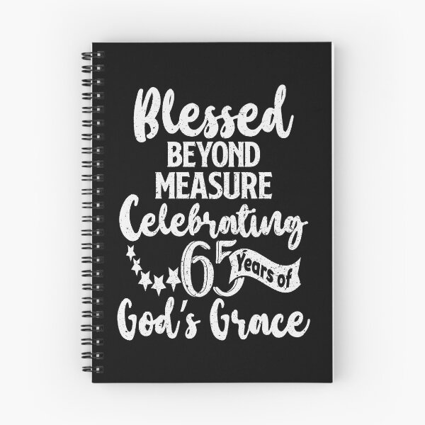 Item preview, Sixty Fifth Birthday - Blessed Beyond Measure  designed and sold by IdentiTee Studios.
