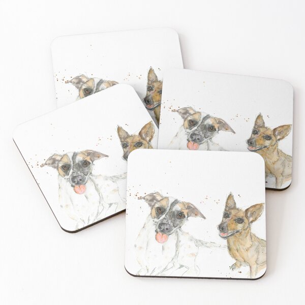 Item preview, Pearl and Gerty painted in alcohol inks designed and sold by Peta Wakeham.