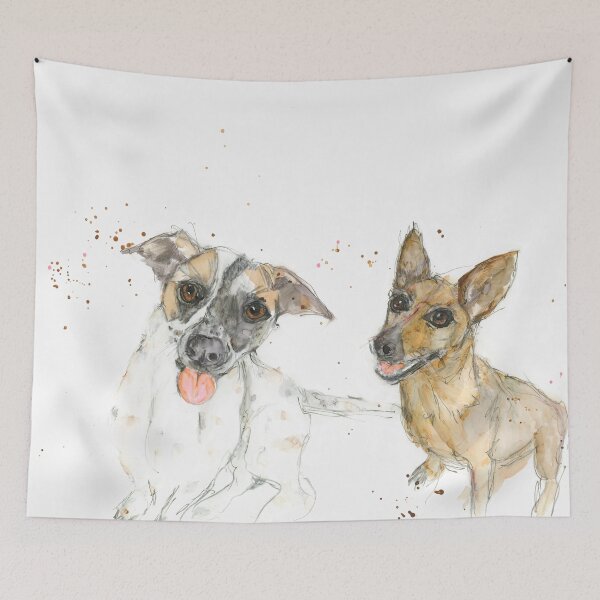Item preview, Pearl and Gerty painted in alcohol inks designed and sold by Peta Wakeham.