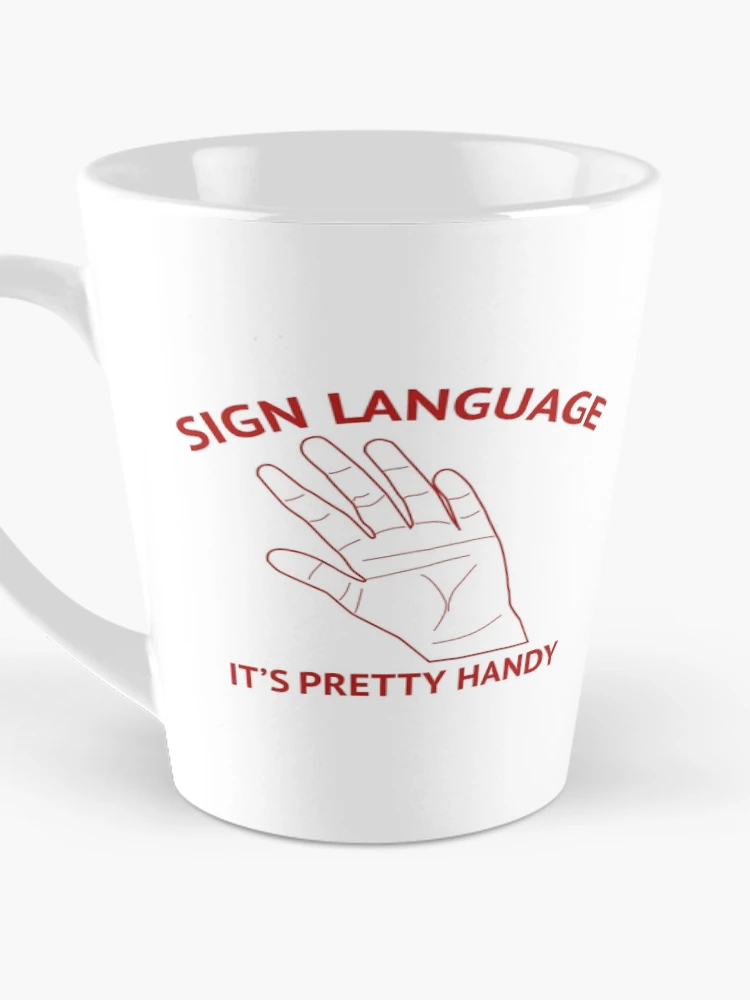 Thumbnail 3 of 4, Coffee Mug, Sign Language designed and sold by AmazingVision.