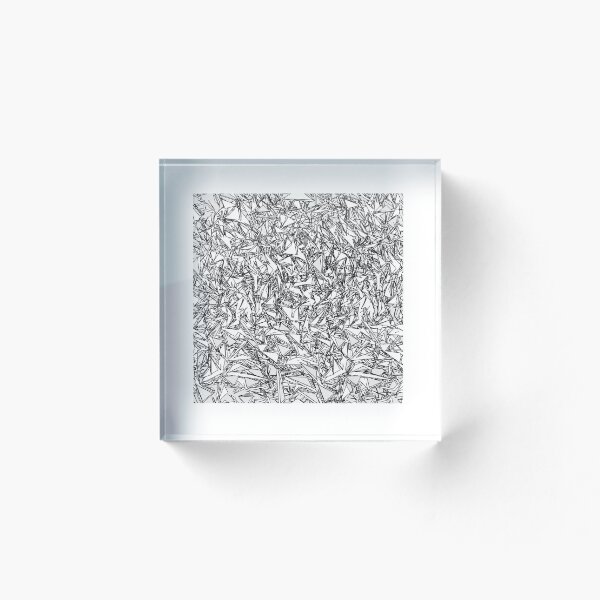 Aperçu de l'œuvre Motif abstrait noir et blanc de Starlings créée et vendue par mstephm.