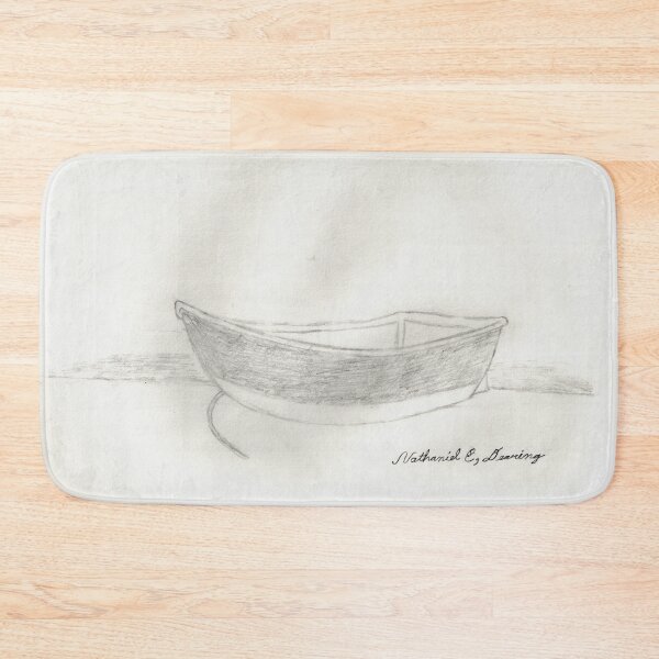 Item preview, Rowboat on the Beach [Graphite Pencil] designed and sold by Nathaniel E. Dearing.