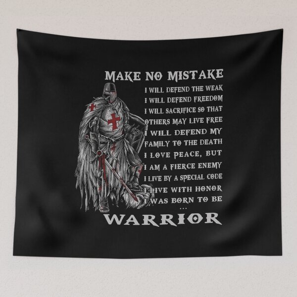 Item preview, Knight Templar Warrior Quote designed and sold by LeNew.
